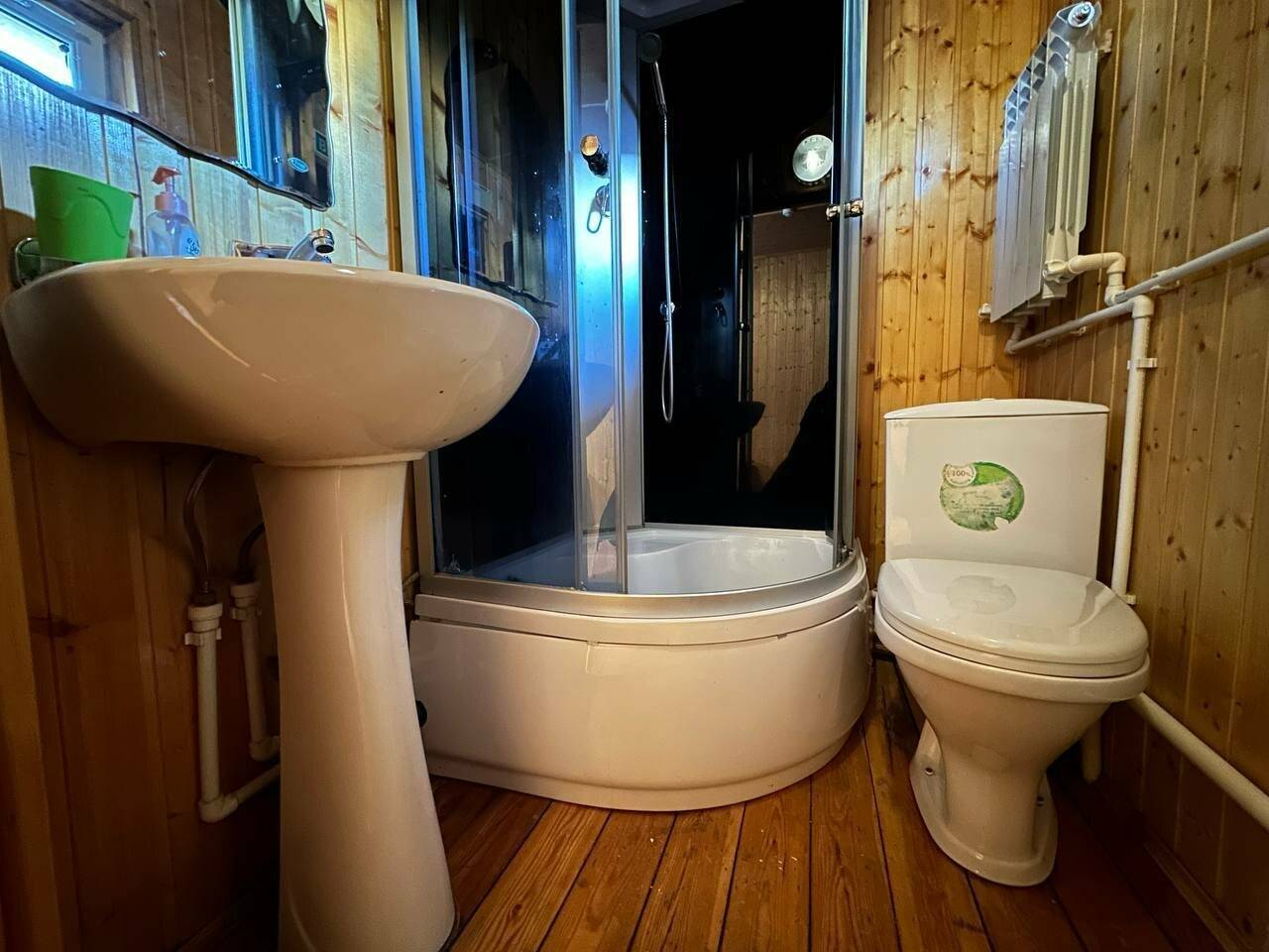 Фотографии номера Двухместный номер с 1 кроватью или 2 отдельными кроватями, вид на горы в Гостинице Лесная Сказка Домбай